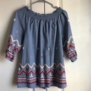 Embroidered shirt - NWOT